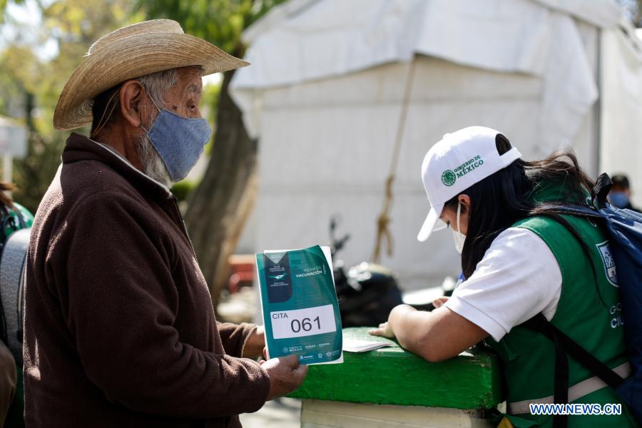 Mexico starts COVID-19 vaccination for those aged 60 and over