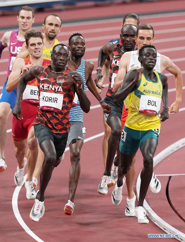 Kenya finish in men's 800m at Tokyo Olympics Xinhua English