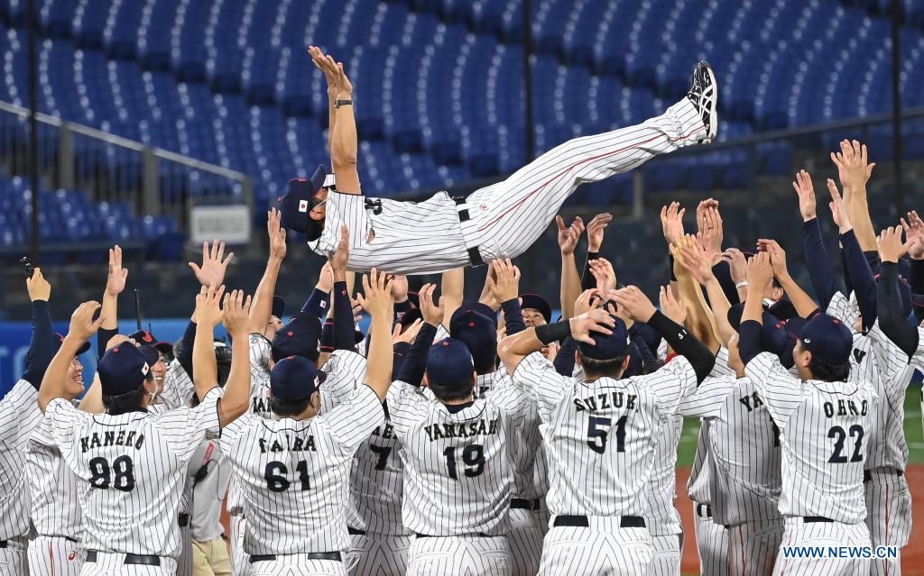 Japan Beats USA 2 0 To Win Baseball Gold At Tokyo Olympics Xinhua 