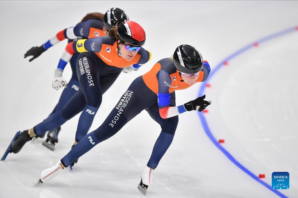 Highlights Of Experience Beijing Speed Skating China Open - Xinhua