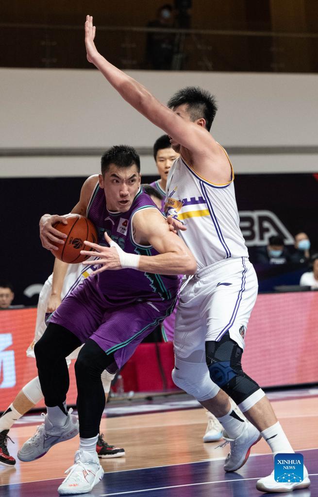 Highlights of Chinese Basketball Association league - Xinhua