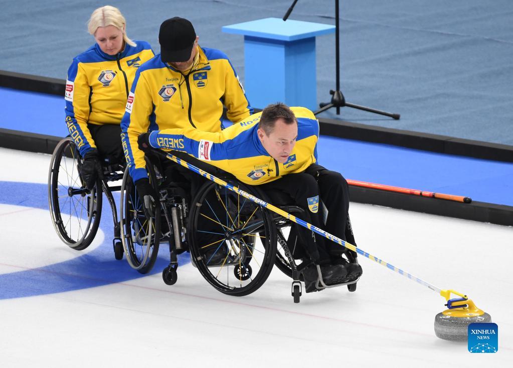 Highlights Of World Wheelchair Curling Championship 2021 Final - Xinhua