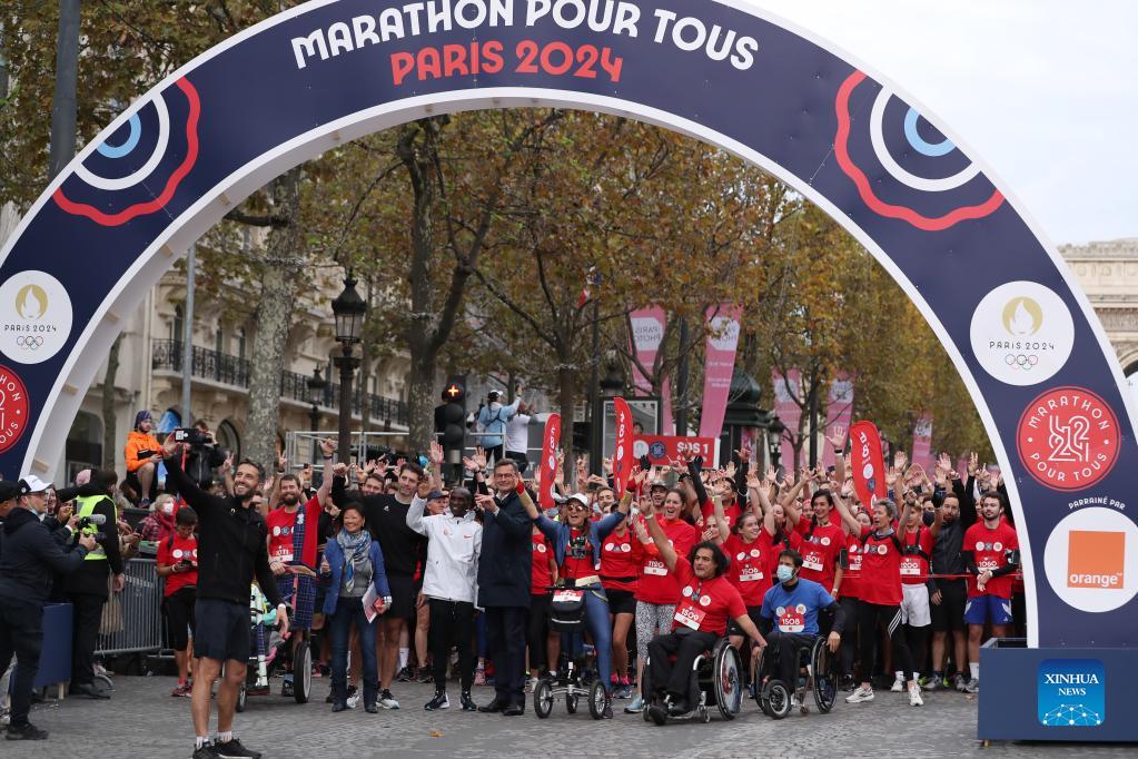 Marathon For All held to mark 1000 days countdown to opening of Paris