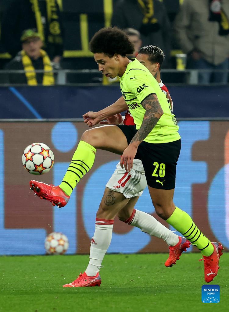 Dortmund fall to Ajax, Leipzig hold PSG in UEFA Champions League - Xinhua