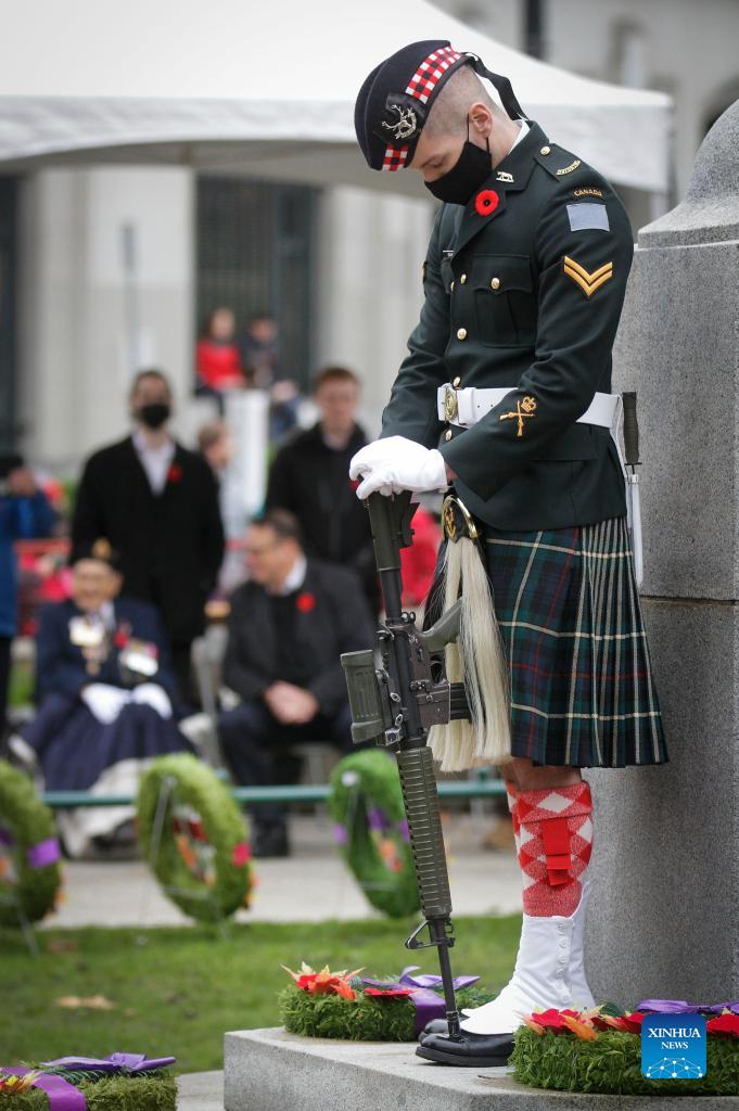 Remembrance day observed ontario