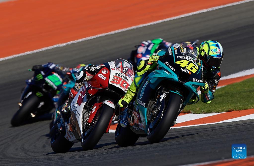 Highlights Of MotoGP Valencia Grand Prix Valencia In Spain - Xinhua