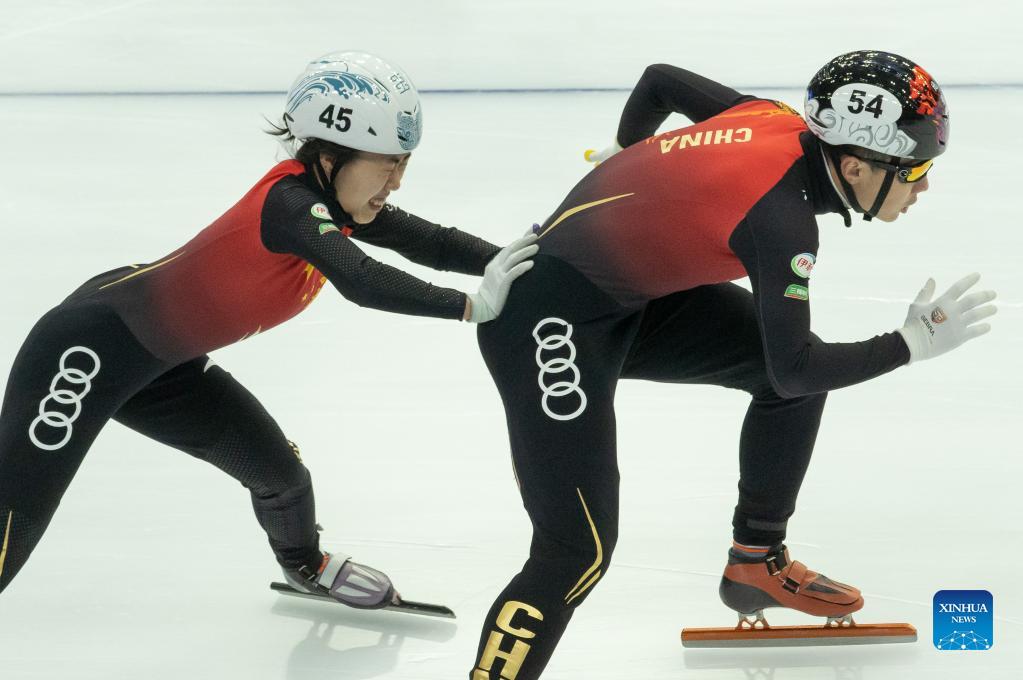 Highlights Of Team China At ISU World Cup Short Track Speed Skating ...