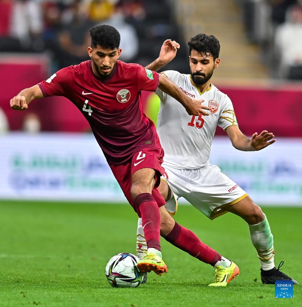 Fifa Arab Cup Group A Match Qatar Vs Bahrain Xinhua