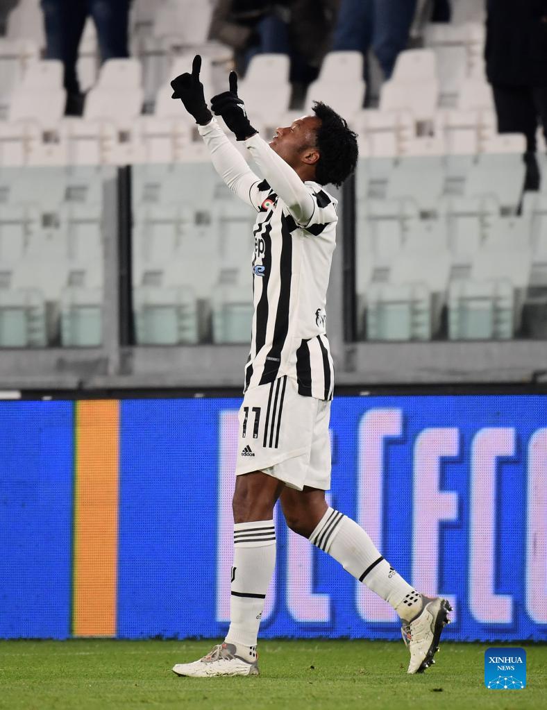 Flavio Bianchi (Genoa) celebrates after scoring a goal during