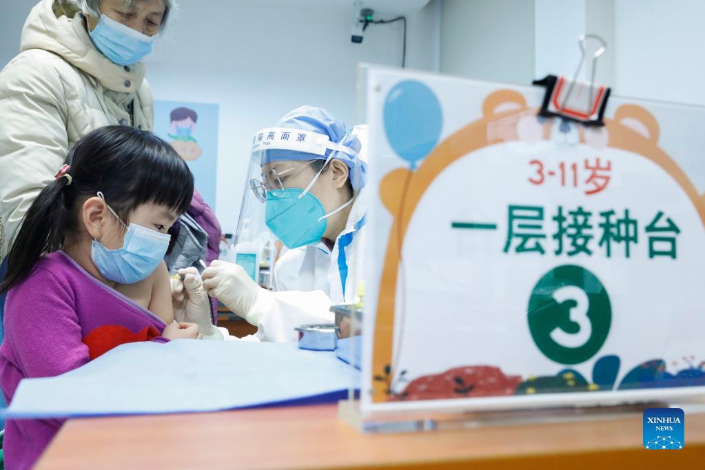 Beijing Administers Over 2 Mln COVID-19 Vaccine Doses To Children - Xinhua