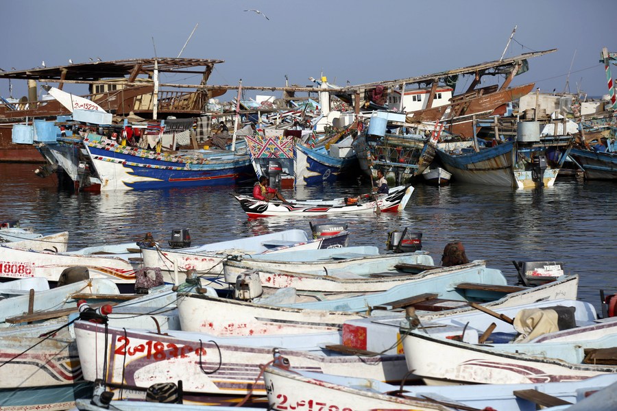 Years-long blockade takes heavy toll on Yemeni fishermen's business, life -  Xinhua