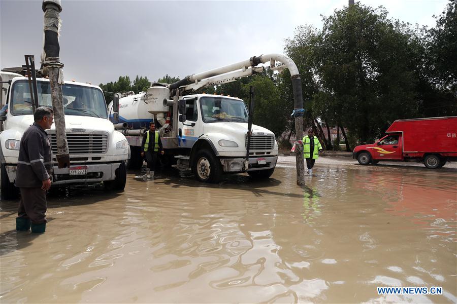 EGYPT-CAIRO-WEATHER-HEAVY RAIN