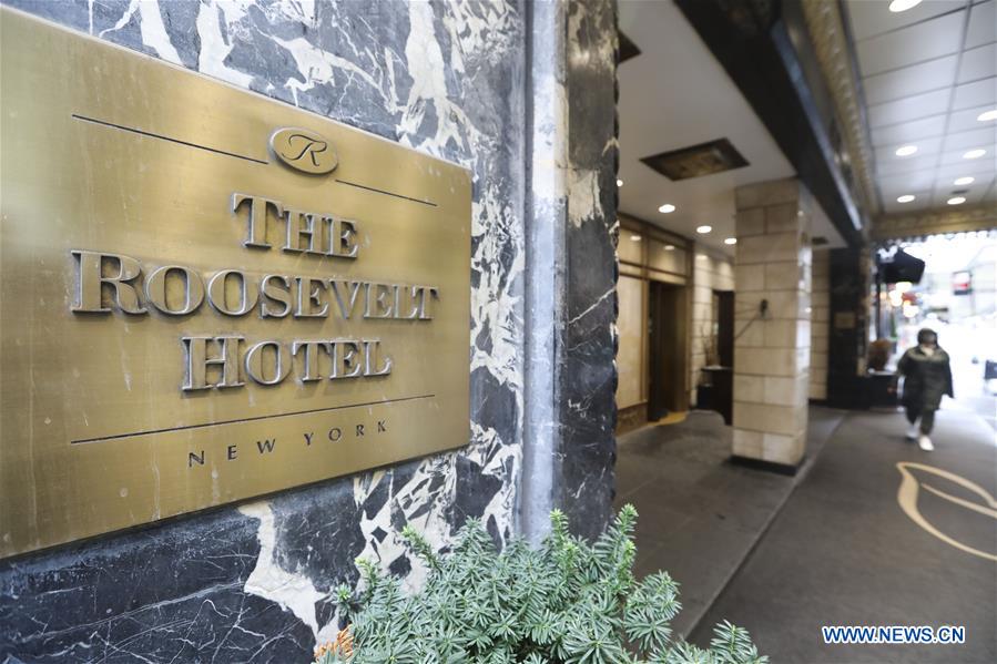 Roosevelt Hotel in New York City set to close Xinhua English