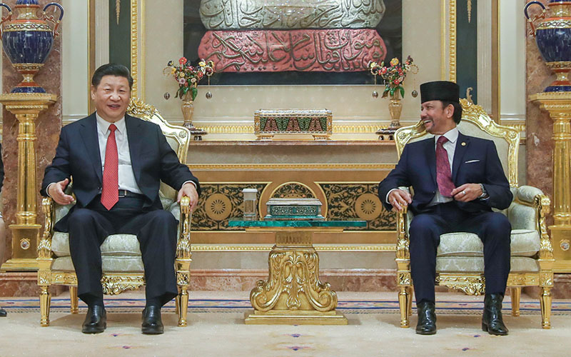 China, Brunei lift ties to strategic cooperative partnership