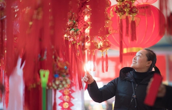 In pics: shopping fair held to greet upcoming Spring Festival in Wuhan