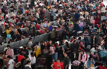 A glimpse of Guangzhou South Railway Station during Spring Festival travel rush