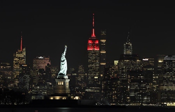 Empire State Building lit up in red to celebrate Chinese Lunar New Year