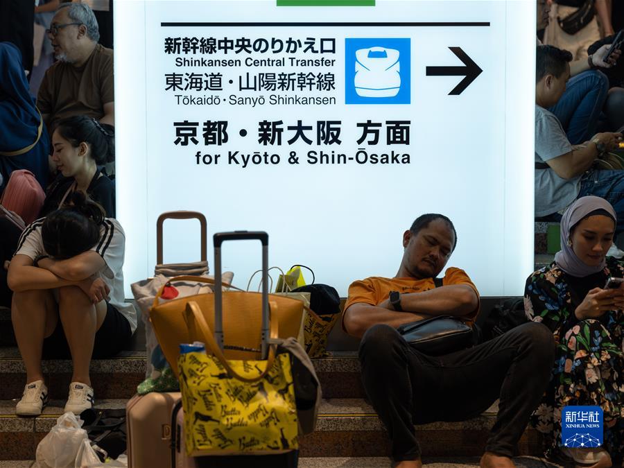 （國際·一週看天下）日本：颱風登陸 新幹線停運