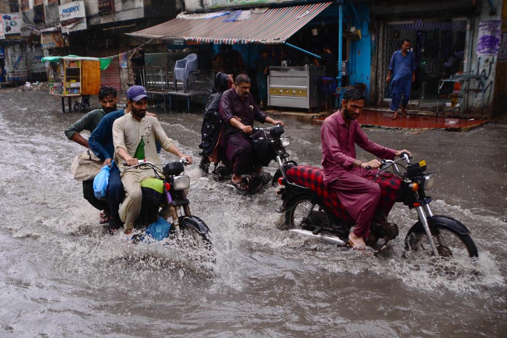 巴基斯坦海得拉巴遭遇洪災