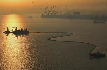 唐山港京唐港區第四港池25萬噸級航道建設穩步推進