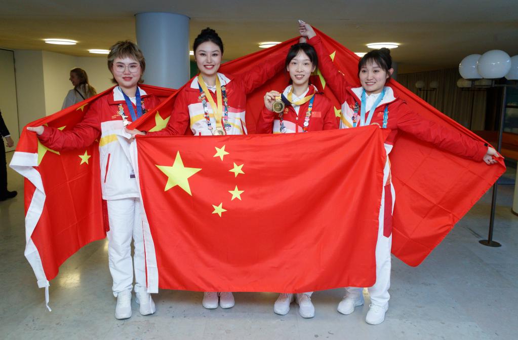世界技能大賽特別賽芬蘭賽區中國代表團獲兩金一銀