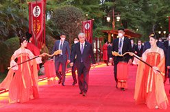 中國-中亞峰會 | 中亞五國元首夫婦出席歡迎儀式