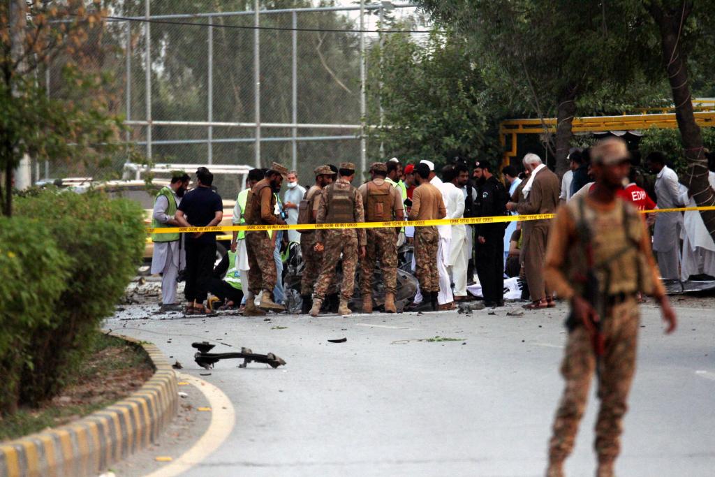 巴基斯坦白沙瓦市爆炸事件致8人受伤