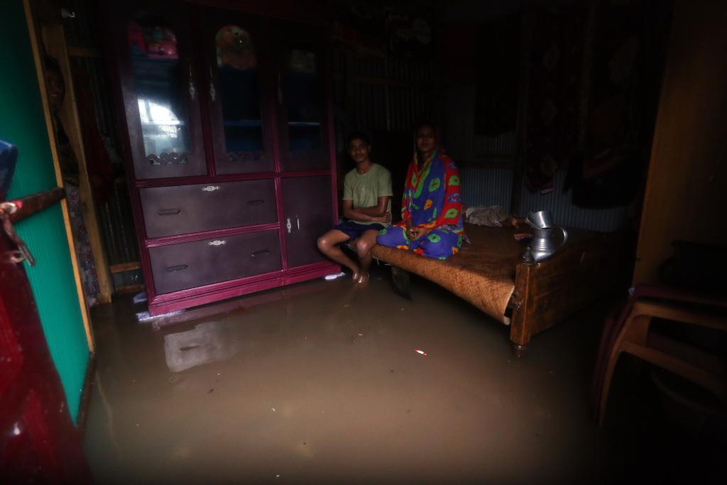 孟加拉國吉大港地區遭暴雨襲擊