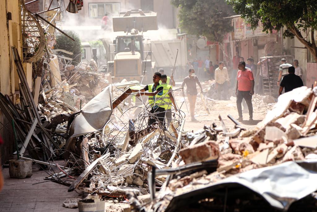 埃及首都一棟樓房倒塌造成至少4人死亡