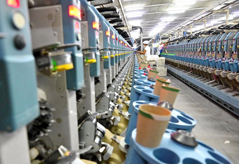 河北灤南：紡紗産業提檔升級 助推經濟高質量發展