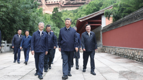 习近平在陕西宝鸡市和甘肃天水市考察调研