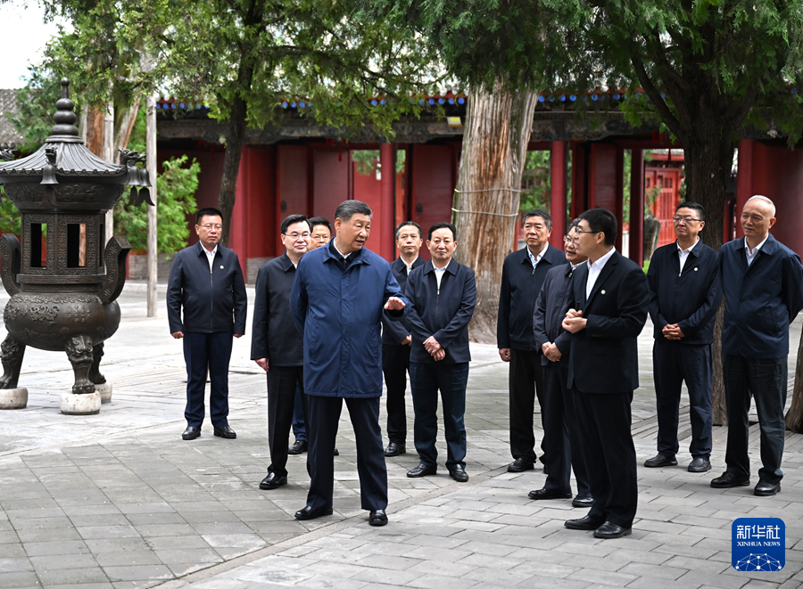 习近平在甘肃考察时