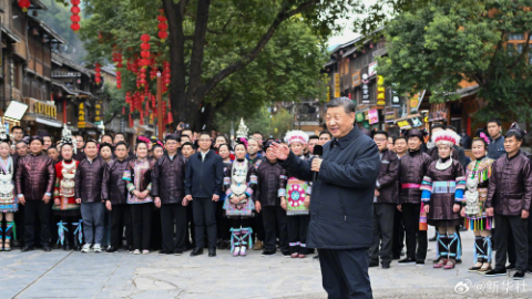 习近平在贵州黔东南州考察调研