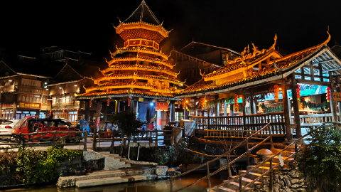 走进贵州黎平肇兴 感受古风新韵侗寨情