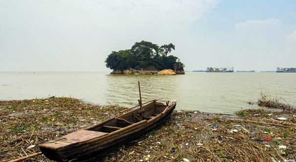 中国最大淡水湖鄱阳湖水位退至警戒线以下