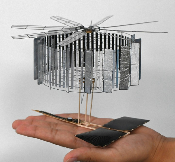我國科研團隊研發出太陽能動力微型無人機