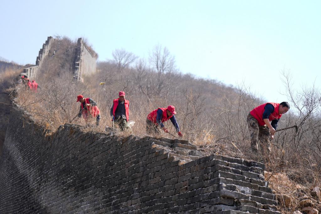 “长城保护小分队”在行动