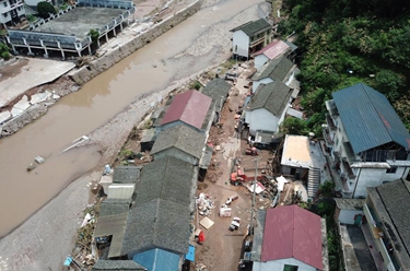 湖南湘西：强降雨过后抢险救灾