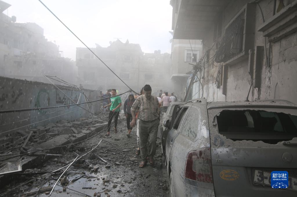 以色列空袭已造成加沙地带至少1354人死亡-新华网