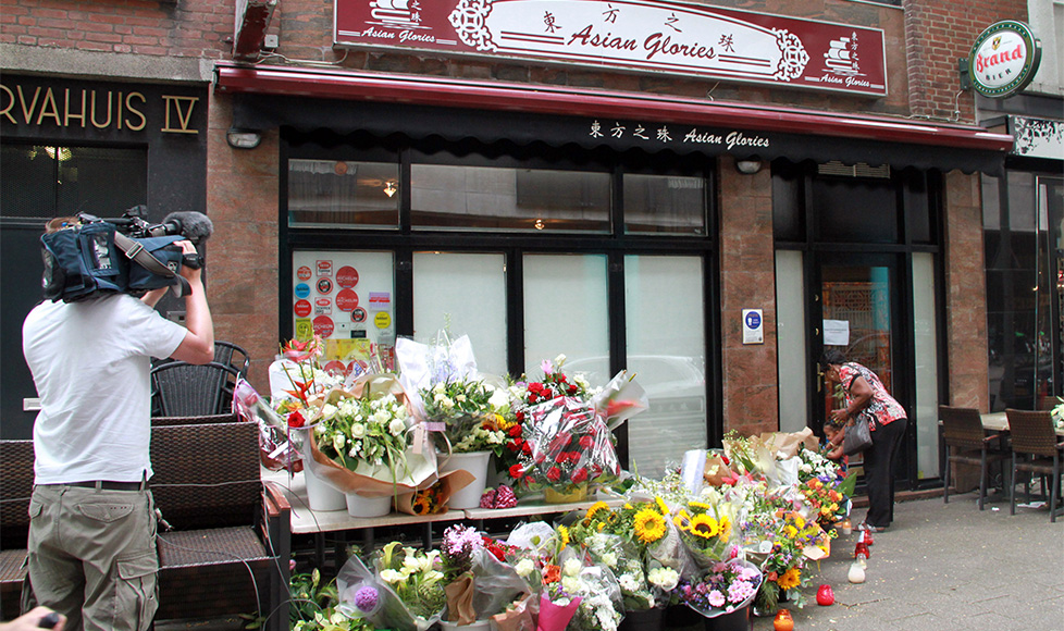 荷兰鹿特丹：悼念马航空难中遇难的香港居民