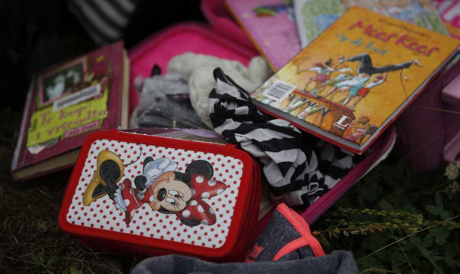 马航MH17遇难者的遗物