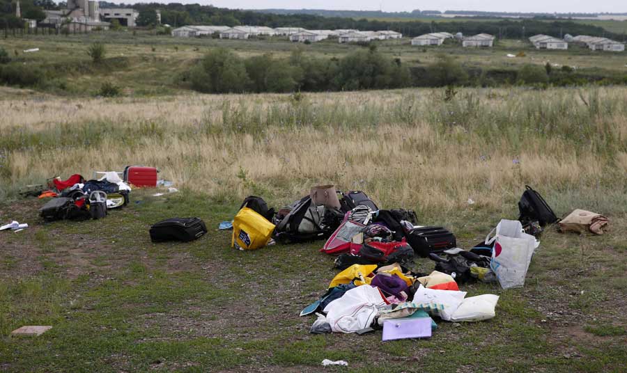 马航MH17遇难者的遗物