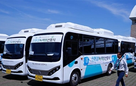 20輛比亞迪純電動巴士在韓國濟州島交付使用