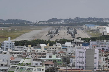 美军一架运输机在日本鹿儿岛县近海坠落