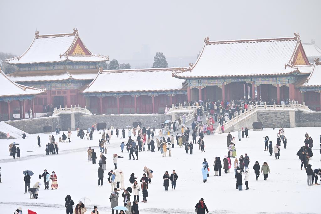 故宫赏雪